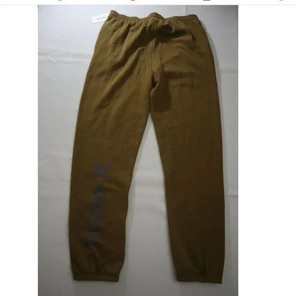NWT NEW- Size XXL Hurley OAO Solid Summer Fleece Pant Ale Brown Cotton MSRP $50 - Picture 9 of 14